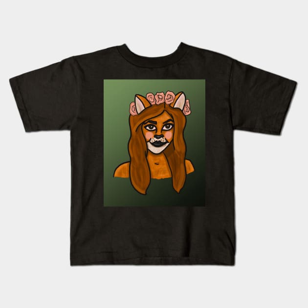 Fox Kids T-Shirt by tesiamarieart